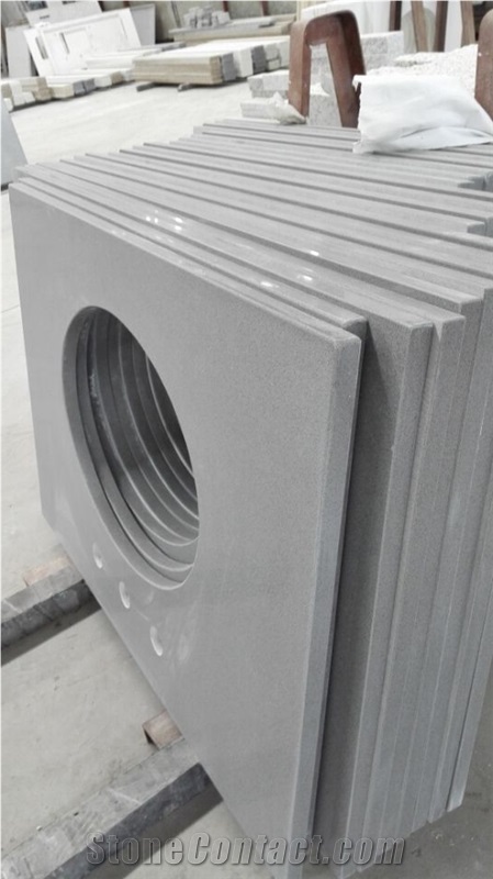 China Grey Artifical Quartz Stone Countertop,Chinese Manmade Stone,Bulding Products