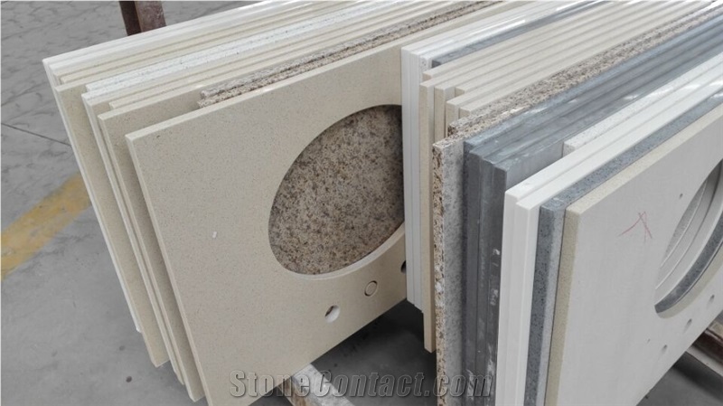 China Multicolor Artifical Quartz Stone Countertop,Chinese Manmade Stone,Bulding Products