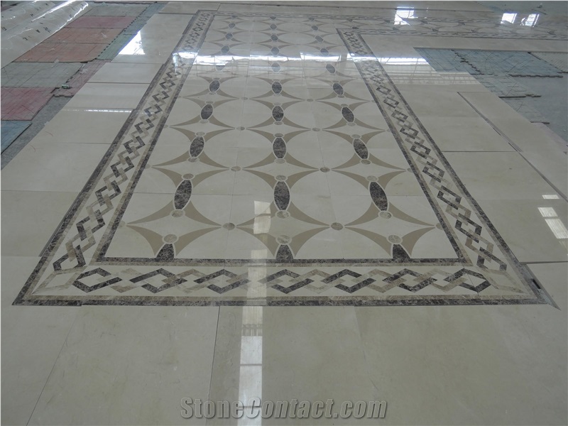 China Multicolor Marble Water Jet,Bulding Decratio