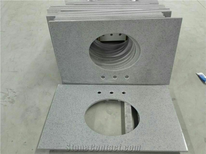 China White Artifical Quartz Stone Countertop