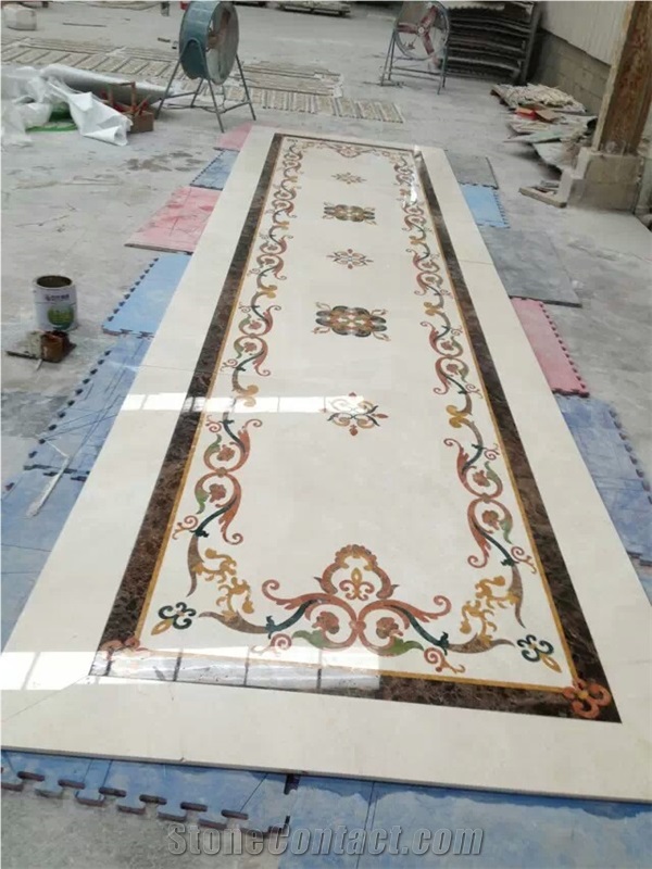 Square Flooring Water Jet Medallions