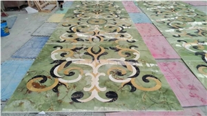 Square Flooring Water Jet Medallions
