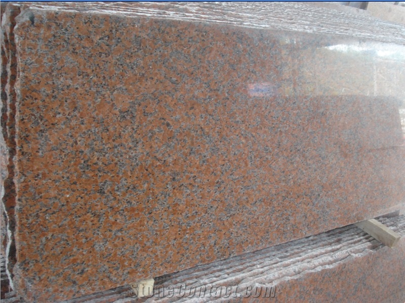 Hottest and Cheapest Polished Maple Red Granite Slab & Tile on Sales, G562 Red Granite