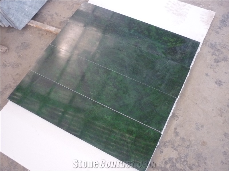 Popular Green Marble Tiles with High Quality from