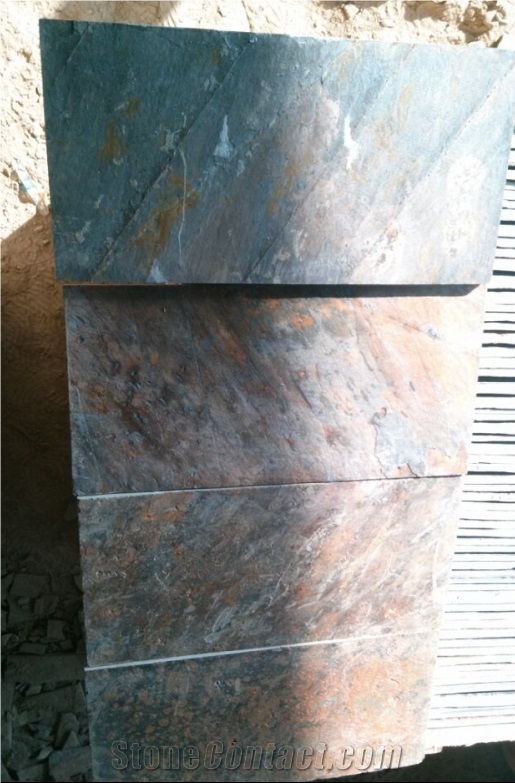 Slate Tiles Of the Rusty Slate Tile,Natural Slate