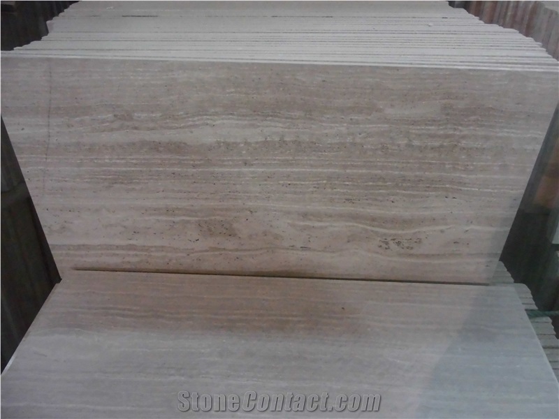 White Wooden Marble Slabs & Tiles, China White Marble