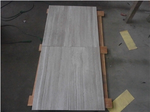 White Wooden Marble Slabs & Tiles, China White Marble