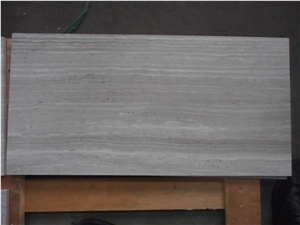 White Wooden Marble Slabs & Tiles, China White Marble