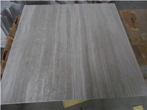 White Wooden Marble Slabs & Tiles, China White Marble