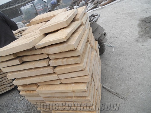 Yellow Sandstone, Natural Split Tile