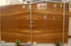 Yellow Wooden Grain Marble Slabs & Tiles, China Yellow Marble