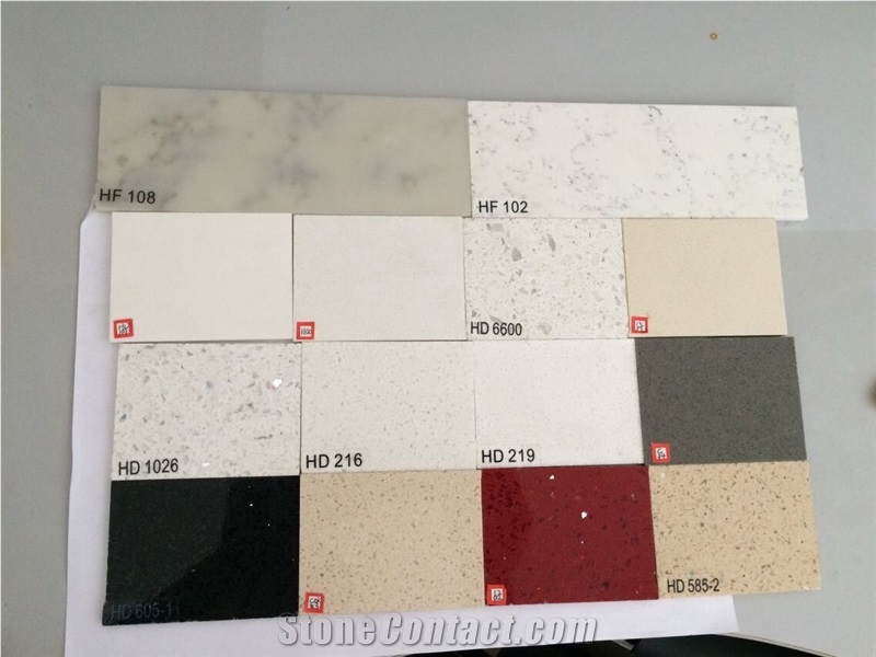 White Quartz Stone Slab, Engineered Stone for Countertop,Cut to Size Tiles