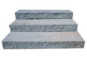 Kandla Grey Sandstone Steps, Grey India Sandstone Stairs & Steps