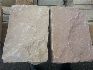 Mint Sandstone Cobbles, Gwalior Mint Sandstone Cube Stone & Pavers