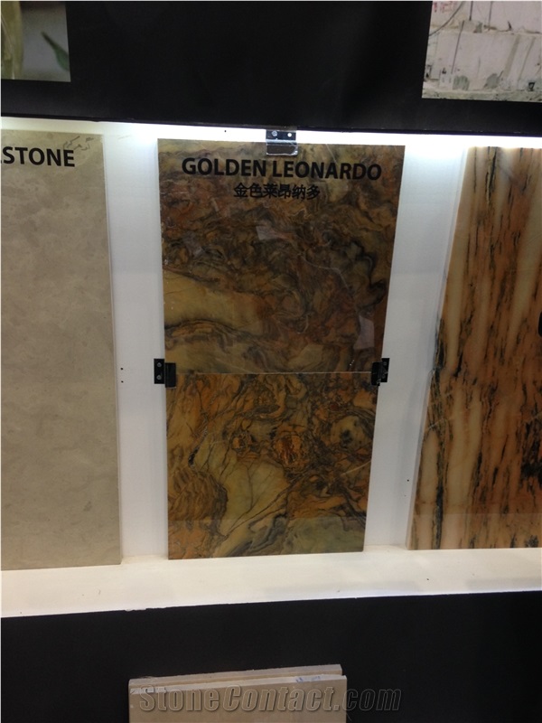 Golden Leonardo Quartzite Slabs