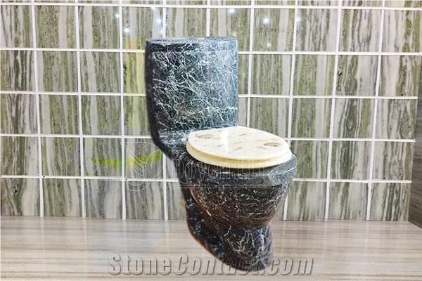 Empress Green Supreme Marble Toilets
