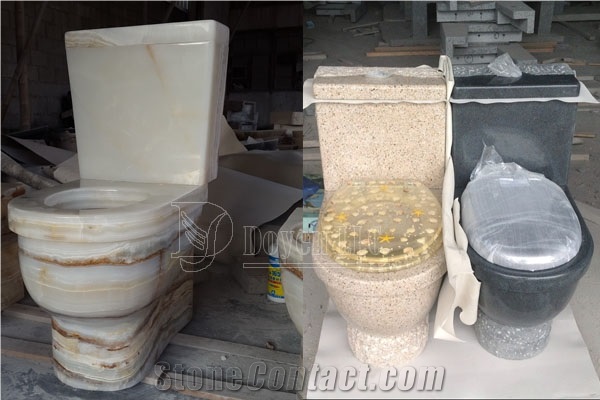 Empress Green Supreme Marble Toilets
