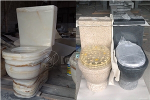 Empress Green Supreme Marble Toilets