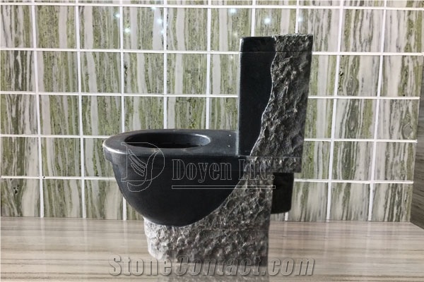G654 Granite Grey Stone Toilets, Jet Mist Nature Stone Bathroom Toilet Closets, China Impala Granite Toilets
