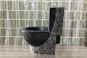 G654 Granite Grey Stone Toilets, Jet Mist Nature Stone Bathroom Toilet Closets, China Impala Granite Toilets