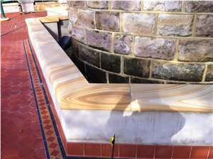 Maroota Gold Sandstone Wall Coping