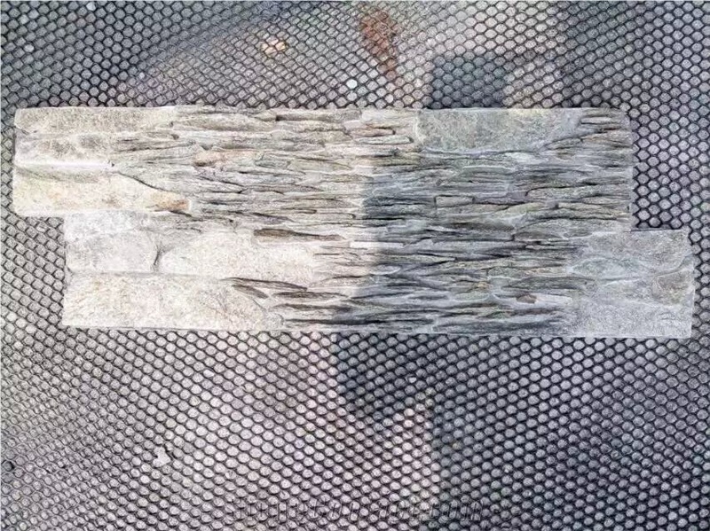 Cement Culture Slate Stone Wall Cladding Veneer, Brown Slate Wall Cladding