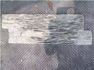 Cement Culture Slate Stone Wall Cladding Veneer, Brown Slate Wall Cladding