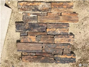 P1120 Rock Surface Rustic Slate Pannel Culture Stone Stacked Stone Wall Veneer