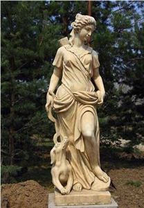 Beautiful Granite Statue,Chinese Stone Sclupture,Indoor Decoration,Garden Statue