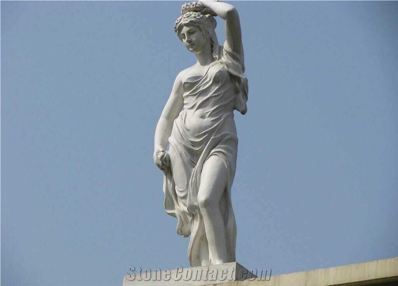 Beautiful Granite Statue,Chinese Stone Sclupture,Indoor Decoration,Garden Statue