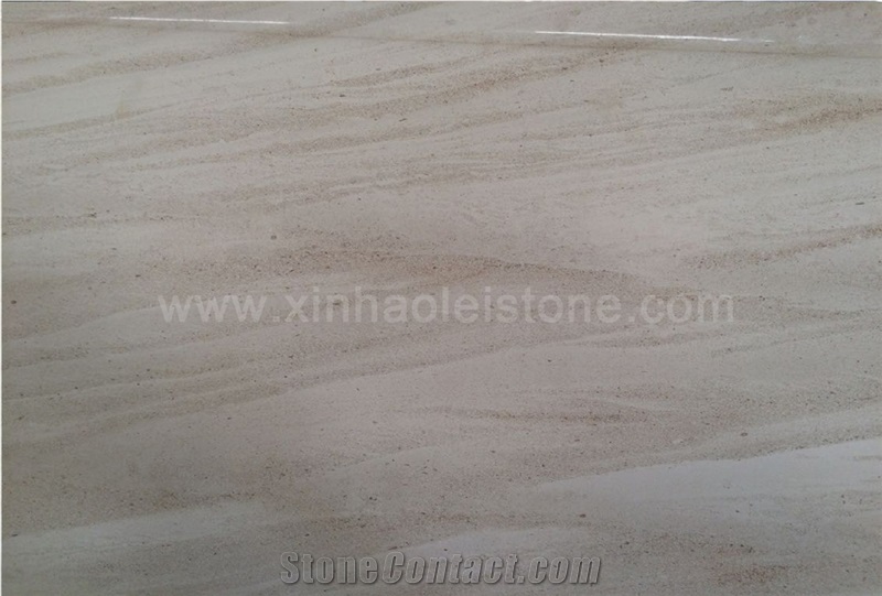 Moca Cream Limestone Slabs & Tiles for Walling/Flooring, Busy Vein Style