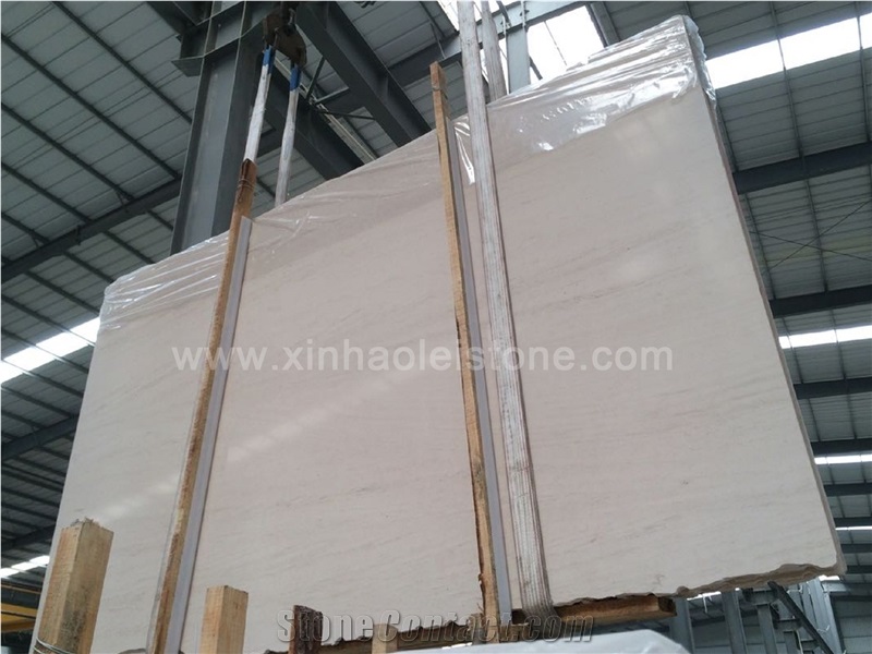 Moca Cream Limestone Slabs & Tiles for Walling/Flooring, Less Vein Style
