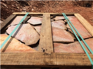 Flagstone Quarzite Sao Vicente, Brazil Quartzite Flagstone