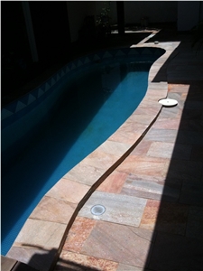 Multicolor Quarzite Siena Brazil Tiles
