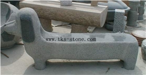 Animal Carving Garden Bench, Owl Pig Bear Park Benches