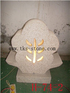 Beige Granite Garden Lanterns&Lamps,Lantern Sculptures,Lamp Caving,Japanese Lanterns,Exterior Lamps,Chinese Granite Lanterns