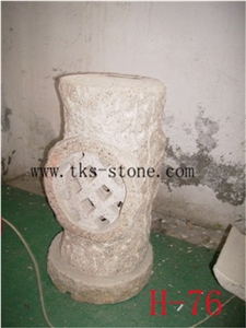 Beige Granite Garden Lanterns&Lamps,Lantern Sculptures,Lamp Caving,Japanese Lanterns,Exterior Lamps,Chinese Granite Lanterns