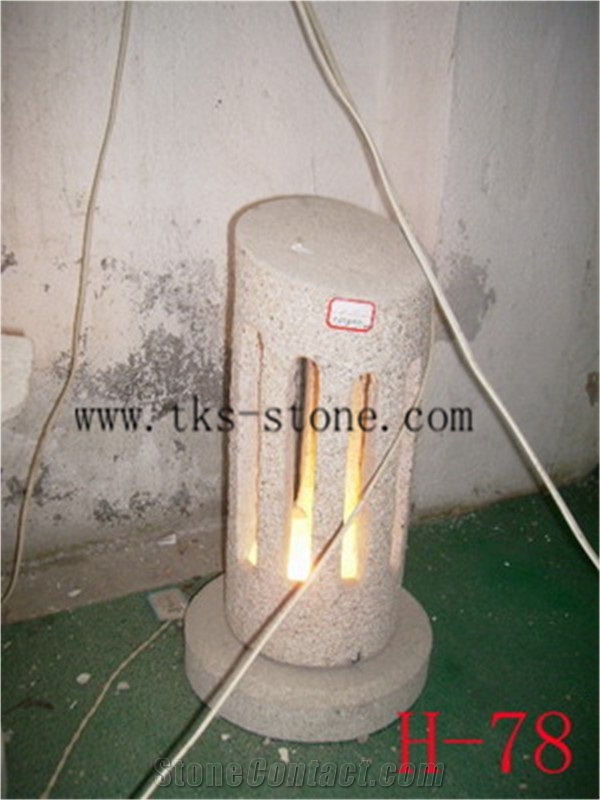 Beige Granite Garden Lanterns&Lamps,Lantern Sculptures,Lamp Caving,Japanese Lanterns,Exterior Lamps,Chinese Granite Lanterns