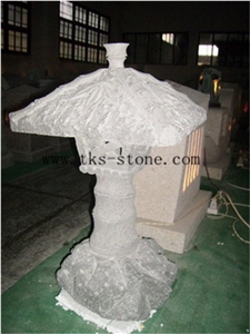 Beige Granite Lanterns,Lanterns Caving,Lamp Sculptures,Garden Lanterns&Lamps,Japanese Lanterns