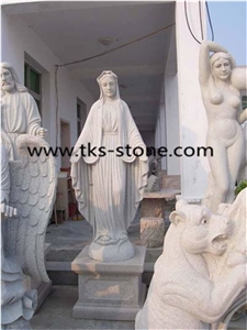 Beige Granite Statues,Religious Statues,Religious Sculptures,Cavings, Human Statues