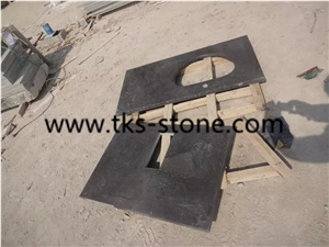 Blue Limestone Bathroom Countertops/Custom Vanity Tops/Bathroom Vanity Tops