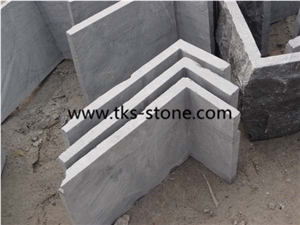Blue Limestone Facades/Wall Tiles,Blue Wall Cladding Stone/Wall Panel,Wall Panels Natural Face,