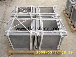 Blue Limestone Flower Pots/Flower Stand/Flower Vases/Planter Pots/Outdoor Planters,Blue Garden Planter,Square Granite Flower Pots,Round Flower Vases