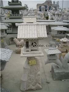 Branch Sculpture Garden Beige Granite Lanterns,Sinicism Lantern