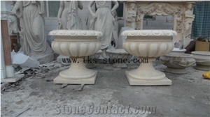 Carving Granite Flower Stand,Decorate Flower Pots