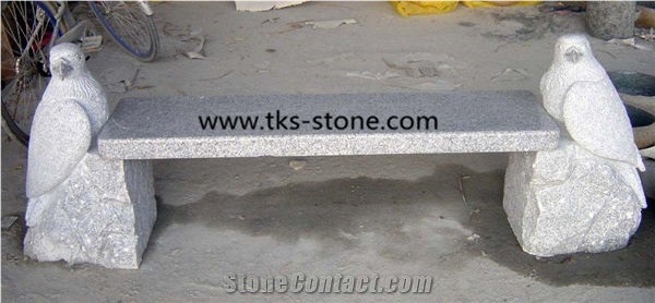 China Beige Chairs & Bench,Beige Granite Bench,Stone Bench,Sculptured Chairs,Garden Bench
