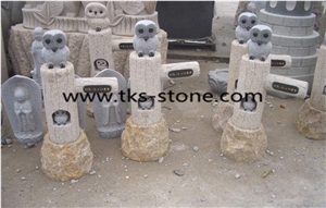 China Beige Granite Eagle Sculptures & Statues,Garden Sculptures,Statues,Landscape Sculptures,Western Statues,Handcarved Sculptures
