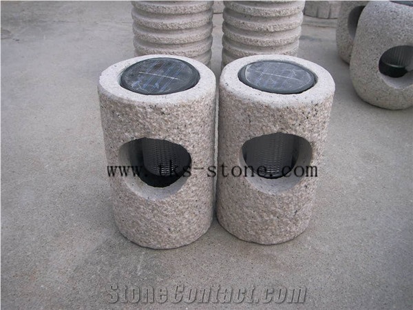 China Beige Granite Japanese Lanterns,Beige Granite Garden Lanterns,Chinese Granite Lamps,Garden Lamps