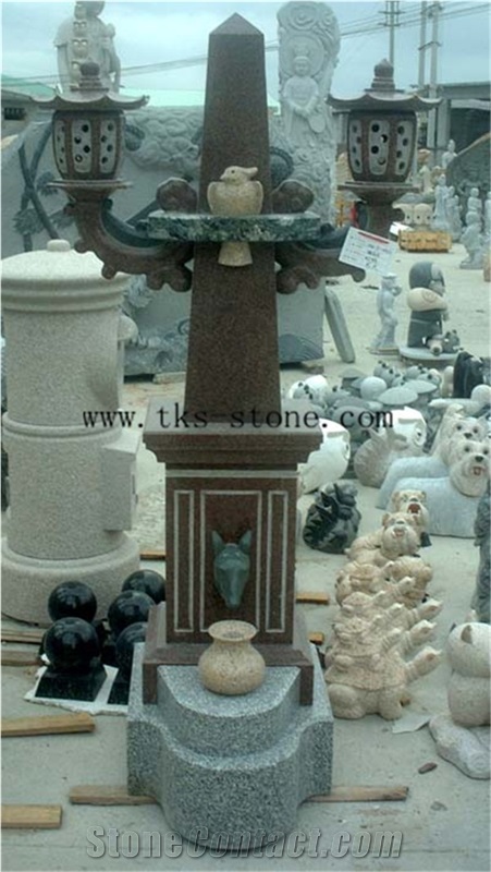 China Beige Granite Lanterns Sculptures,Japanese Lamps,Garden Lamps,Chinese Granite Lanterns