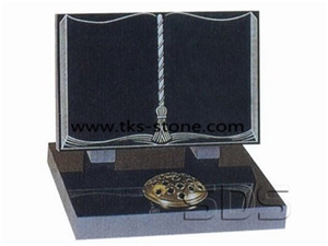 China Black Granite Tombstone & Monument,Book Shape European Tombstone,Black Granite Custom Monuments, Supply Various Of Style Monument & Tombstone